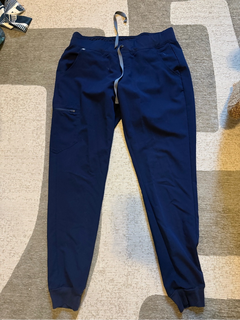 Figs Navy Blue Zamora Jogger Scrub Pants